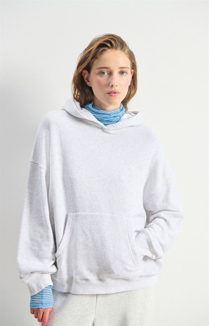 American Vintage - Women\'s hoodie Atubay - Artic Melange