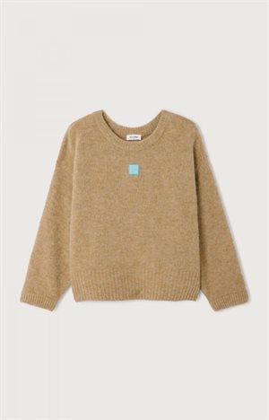 American Vintage - Women's jumper East - MELANGE SAND