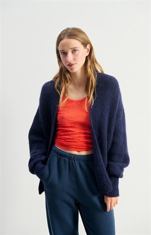 American Vintage - Women's cardigan East - Navy melange