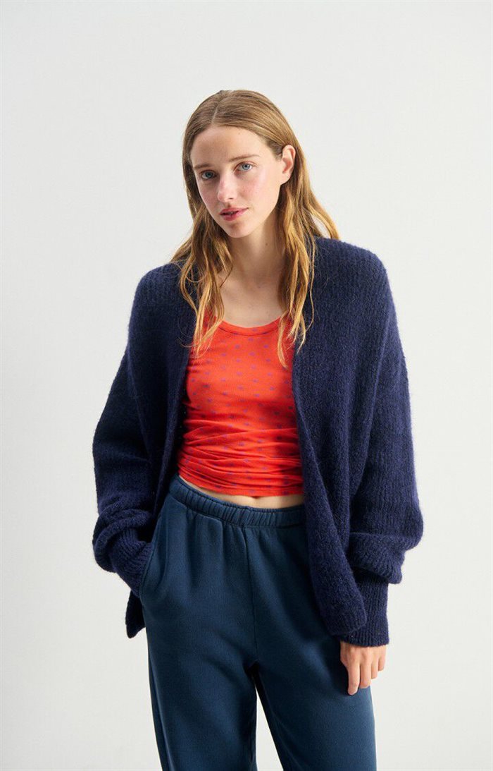American Vintage - Women\'s cardigan East - Navy melange
