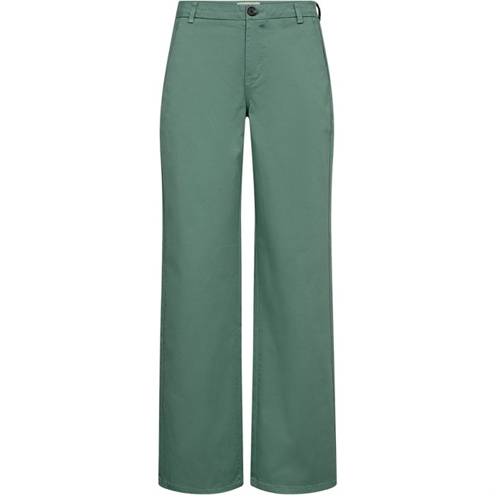 Ivy Copenhagen -  IVY-Karmey Chino Wide Pant - Green Eyes