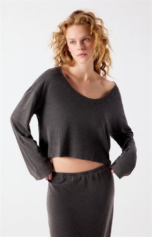 American vintage - Women’s T-shirt Pojy - Carbon vintage