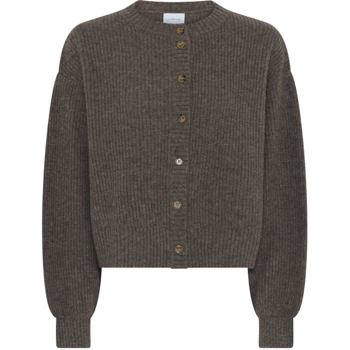 LA ROUGE - Sisse Cardigan - Brown melange