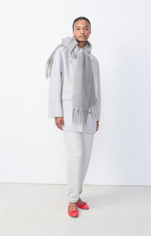American Vintage - Scarf Zinaco - Grey Black Melange