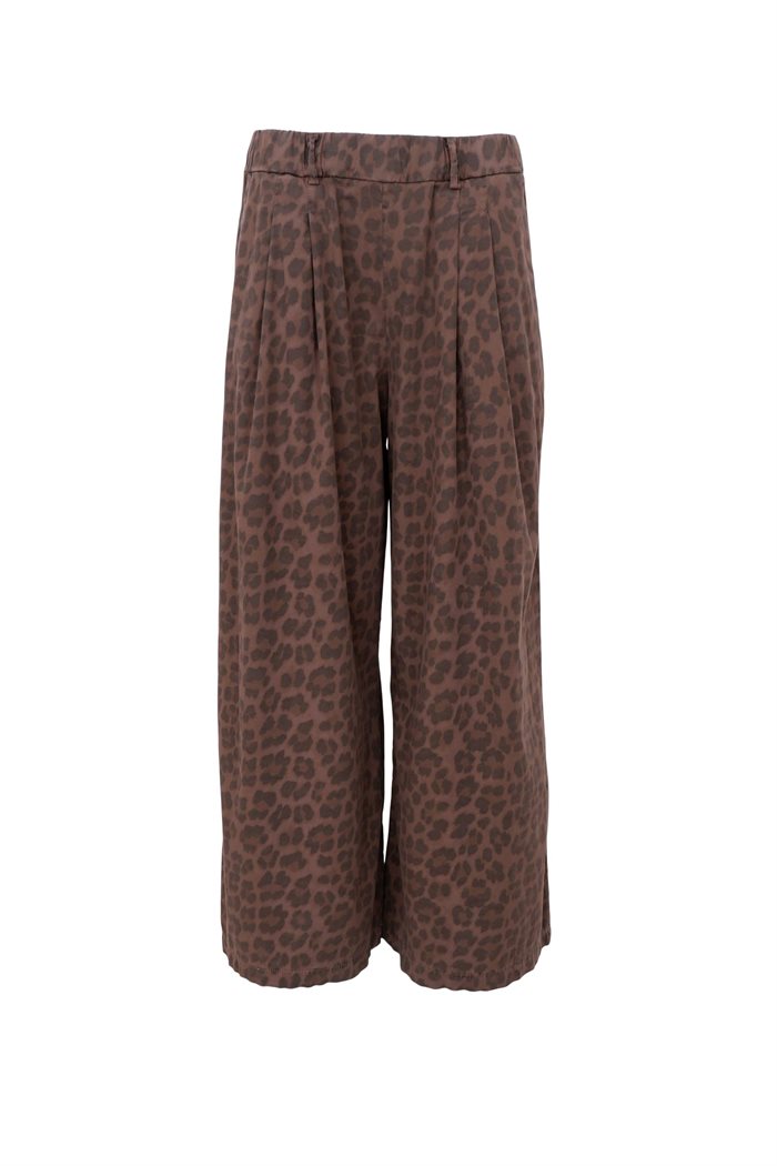 Clack Colour - BCABBIE wideleg pant - Mocca leo