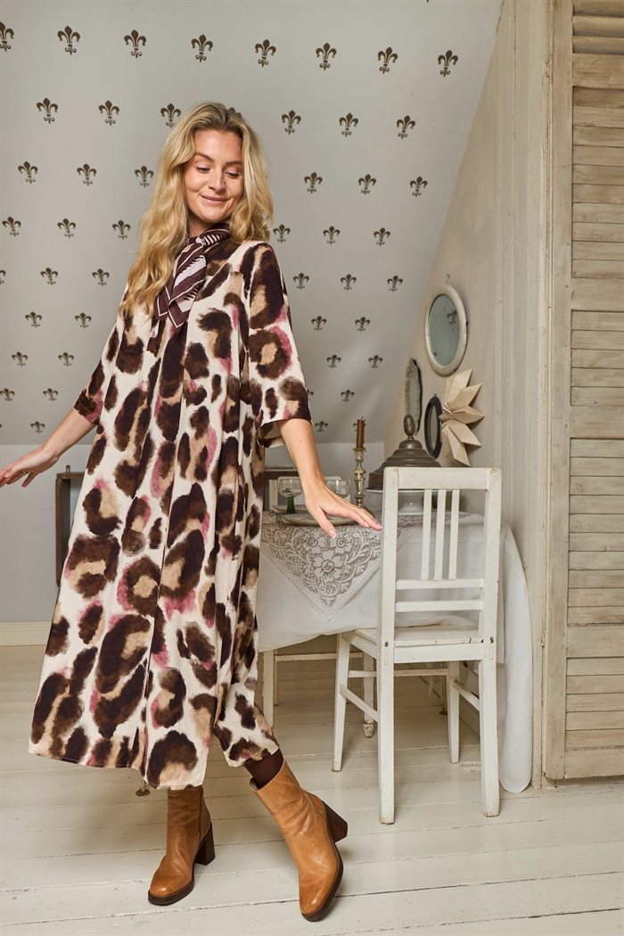 Black Colour - BCKENNA Dress - Brown Rose