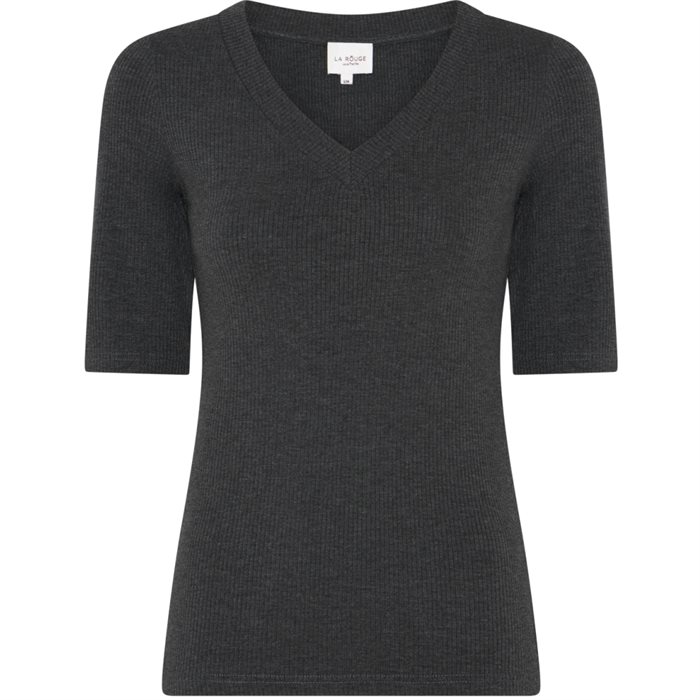 La Rouge - Lisa S/S T-shirt - Dark Grey