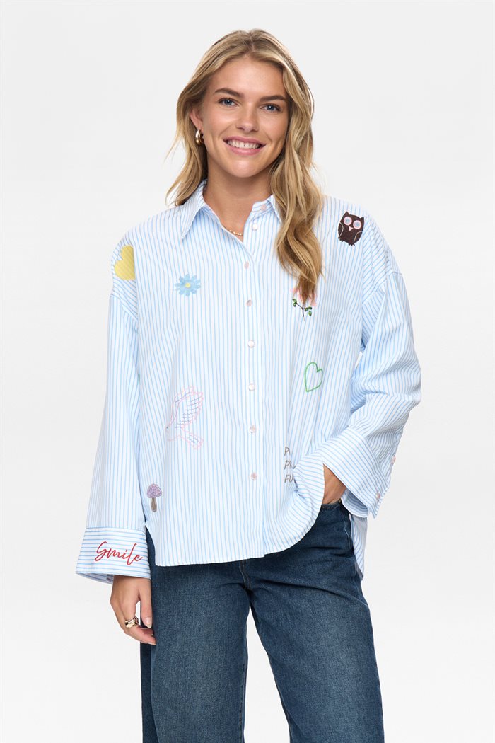 Nümph - NUASHLEY EMBROIDERY LS SHIRT