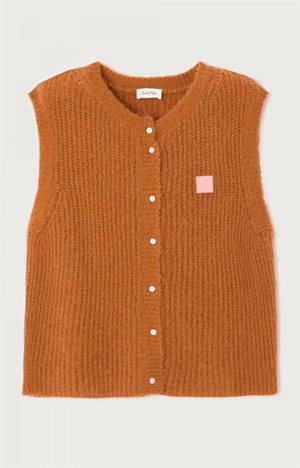 American Vintage - Womens vest East - MELANGE SQUIRREL