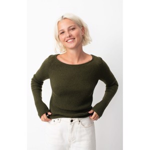 American Vintage - Women's jumper Falyday - Mos grøn