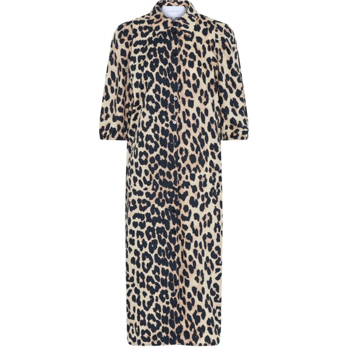 LA ROUGE - Leona Shirtdress - Leopard