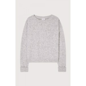 American Vintage - Women's jumper Vitow - MELANGE LIGHT GREY