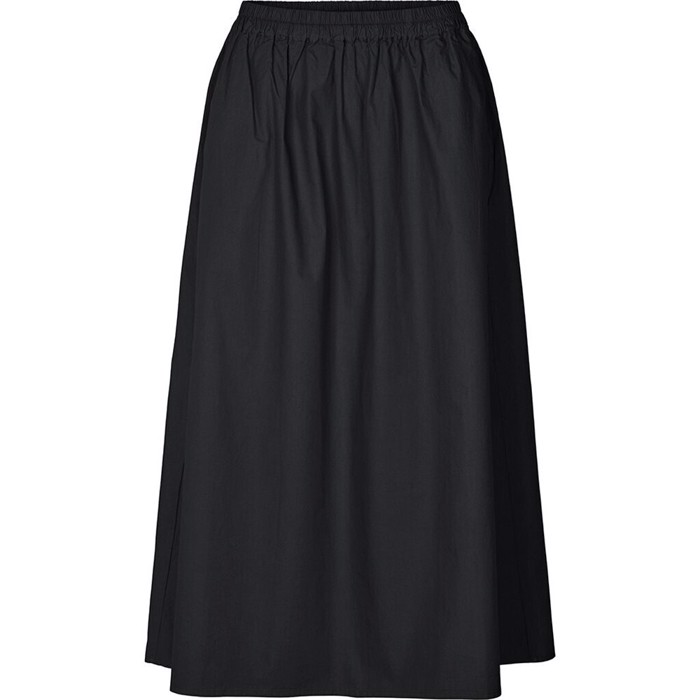 Gai - Lisva - Astrid Long skirt Poplin - Sort