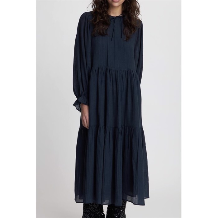 Stella Nova - Crispy Dress - Navy