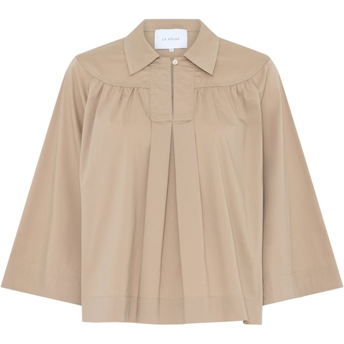 LA ROUGE - Vilma Shirt - Dark Sand